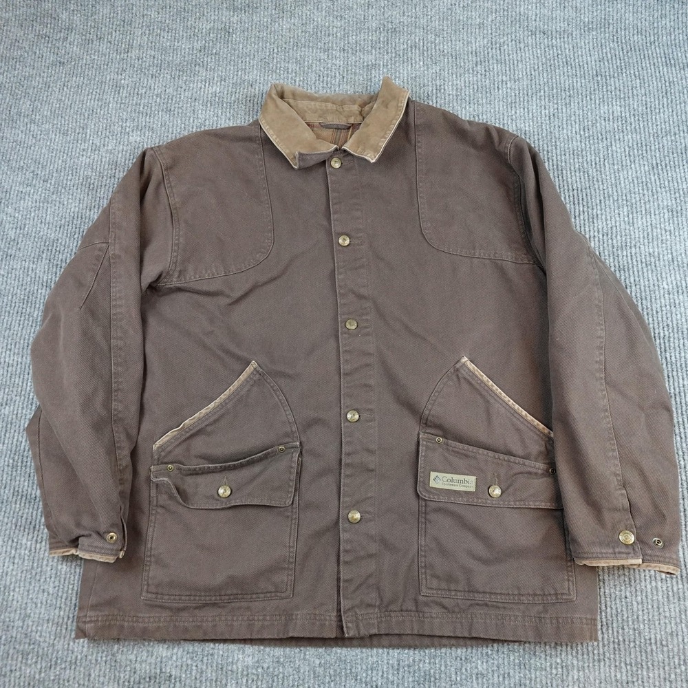 Columbia Brown Corduroy Collar Utility Jacket